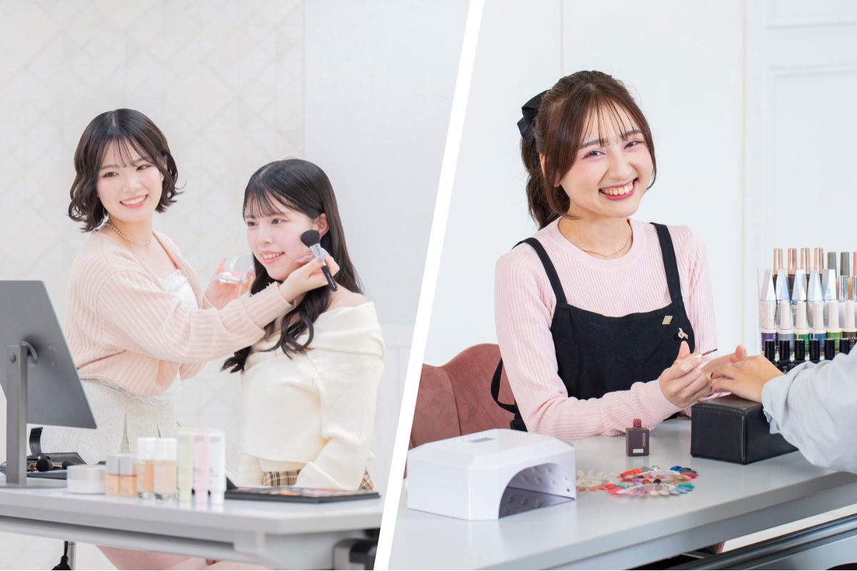 メイク・ネイル・エステ体験<br>6月27日(土)<br>13:30~15:00